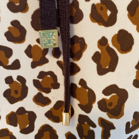 Tory Burch Darlene Leopard Tie Front Blouse - Picture 5 of 10